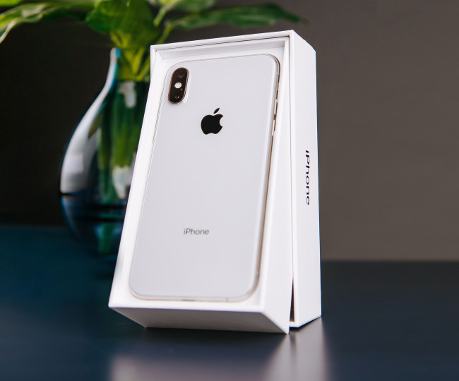 iPhone X 64gb, Silver б/у